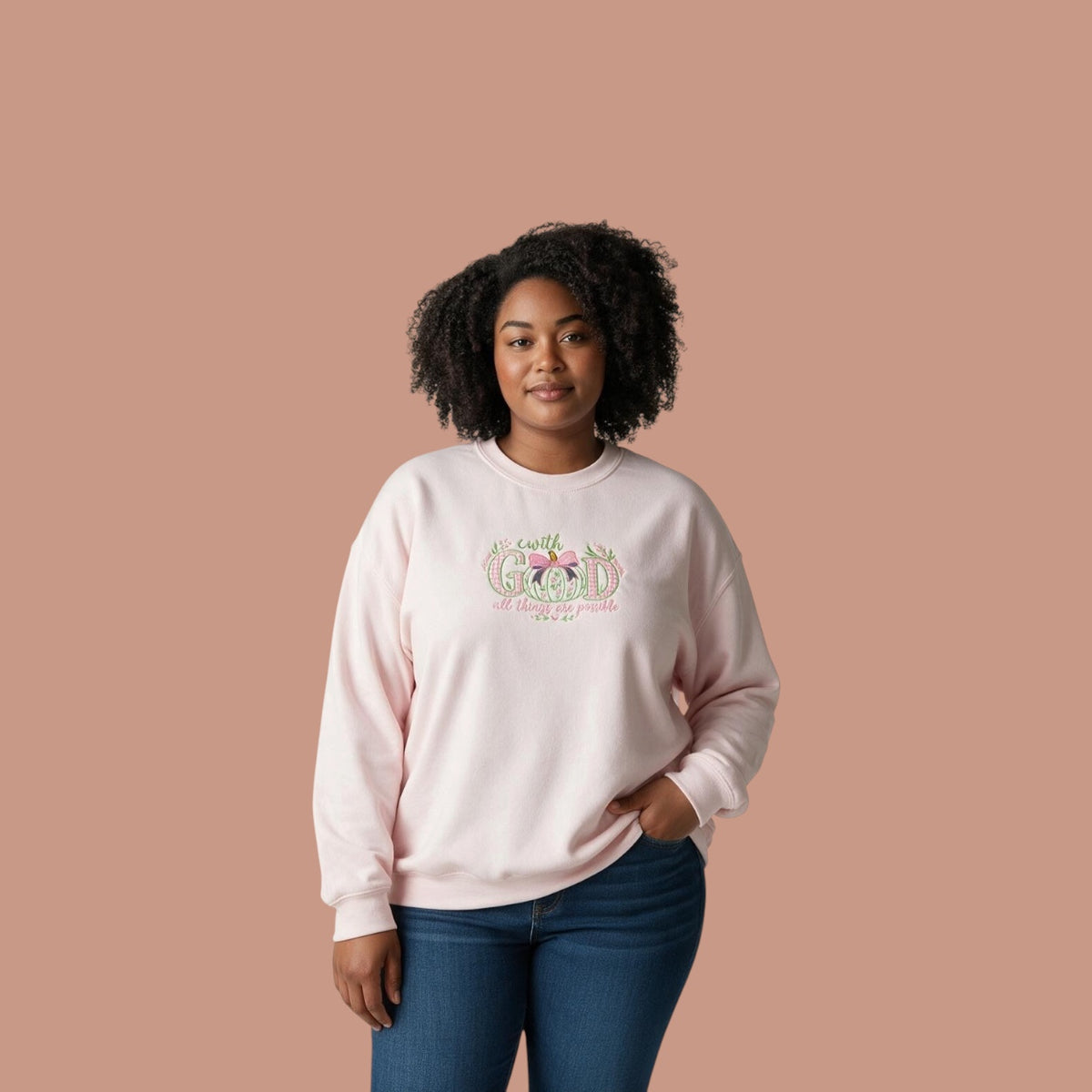 With God All Things Are Possible Sweatshirt